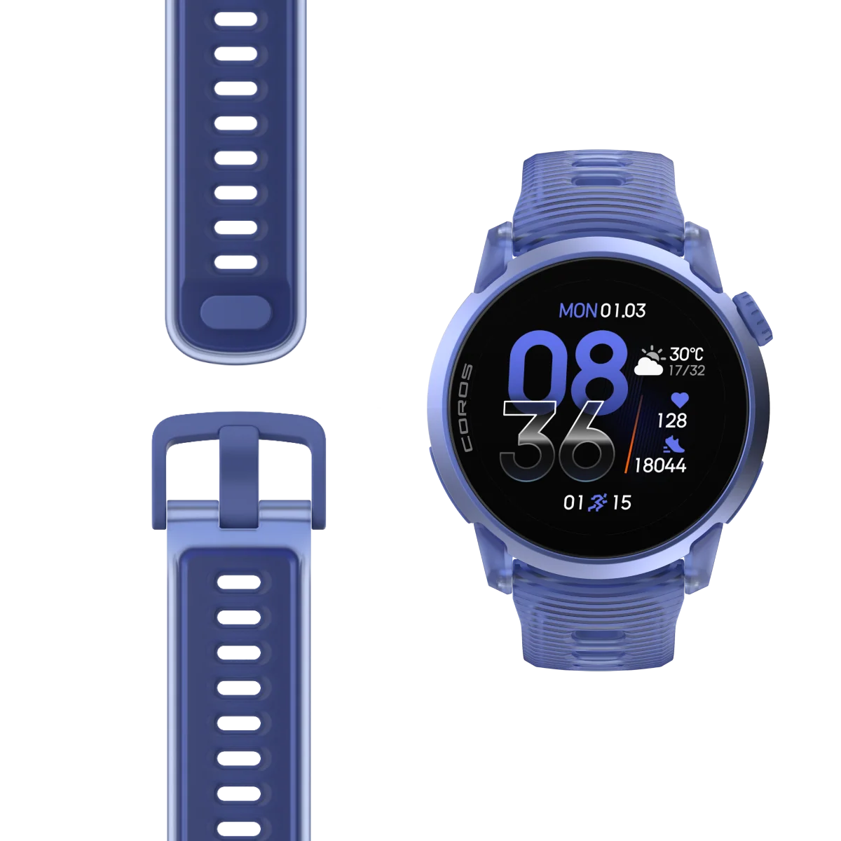 COROS PACE 4 GPS-sportsur – aluminium, ultraviolet