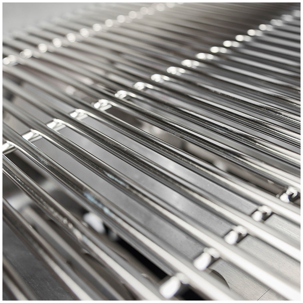 9 mm massiva galler i rostfritt stål