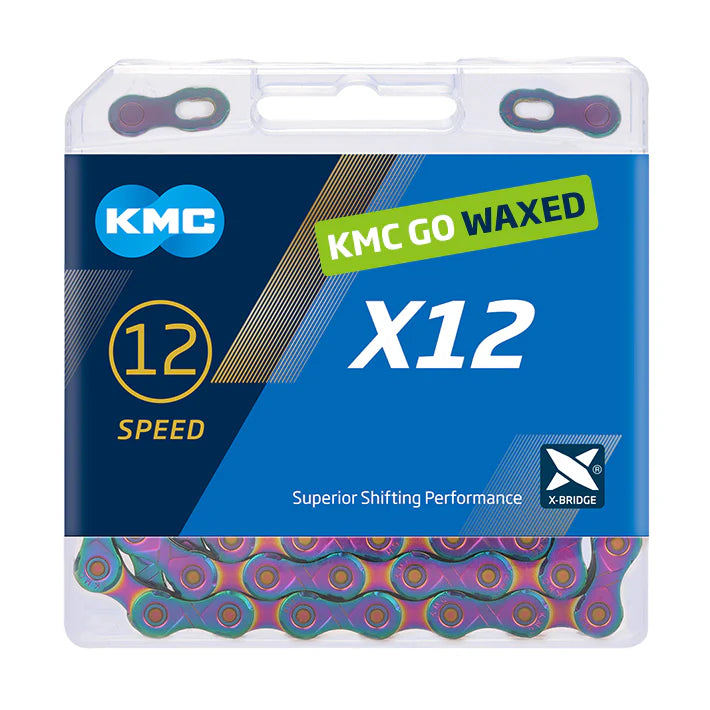 KMC WAX X12 AURORA BLUE 12 speed chain