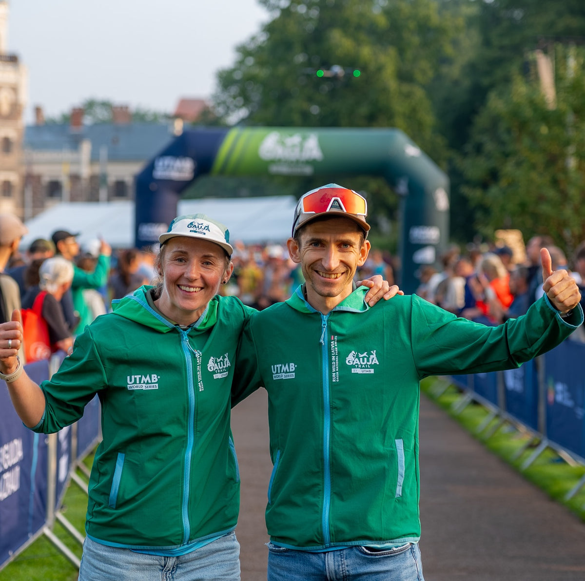 Gauja UTMB Windbreaker jacket - green