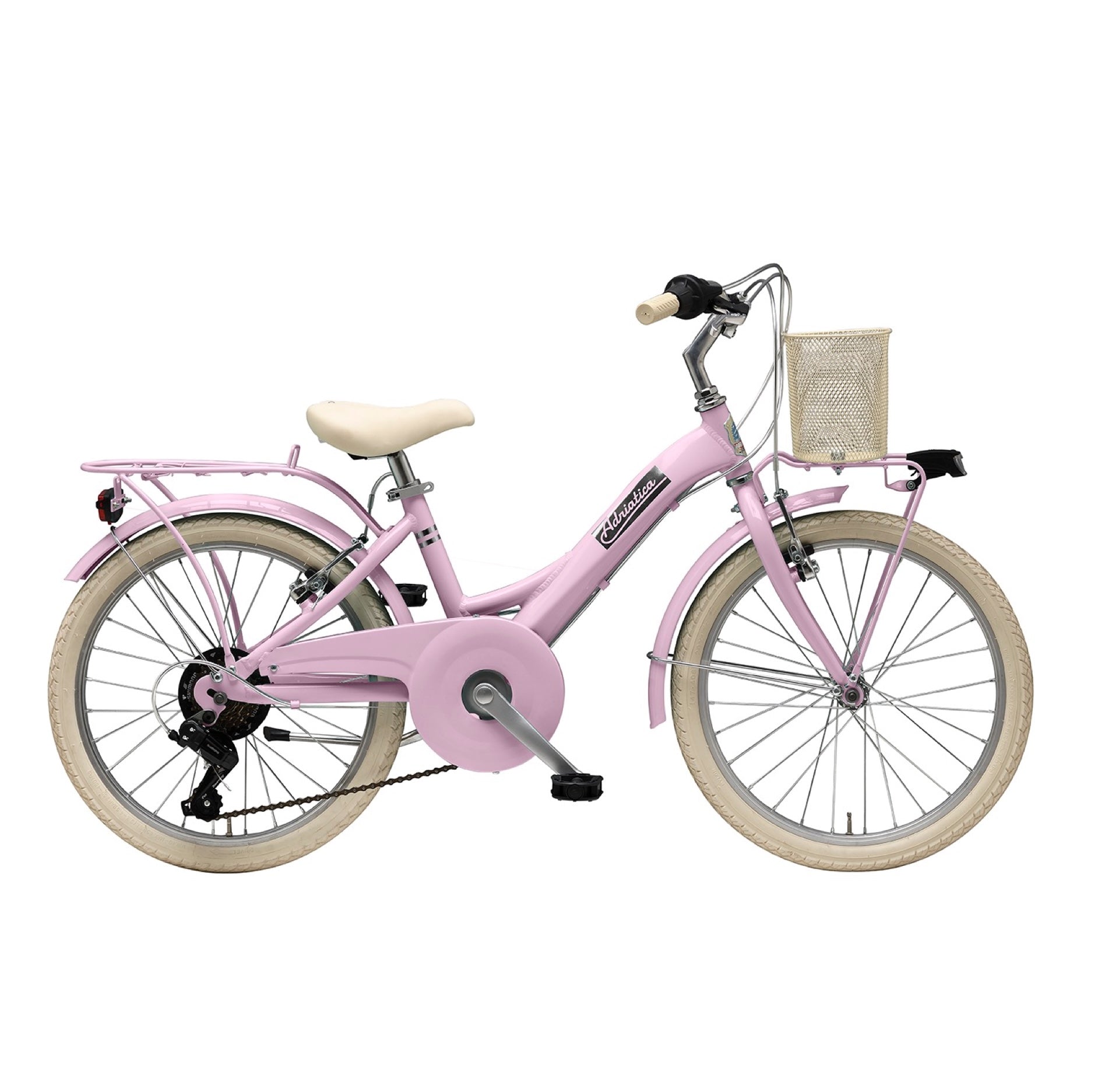 kinderfahrrad lila 20 zoll ADRIATICA Panda 20 Lady – Kinder-Citybike mit 6 Gängen – Evelostore