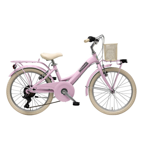damenfahrrad mit korb rosa ADRIATICA Panda 20 Lady – Kinder-Citybike mit 6 Gängen – Evelostore