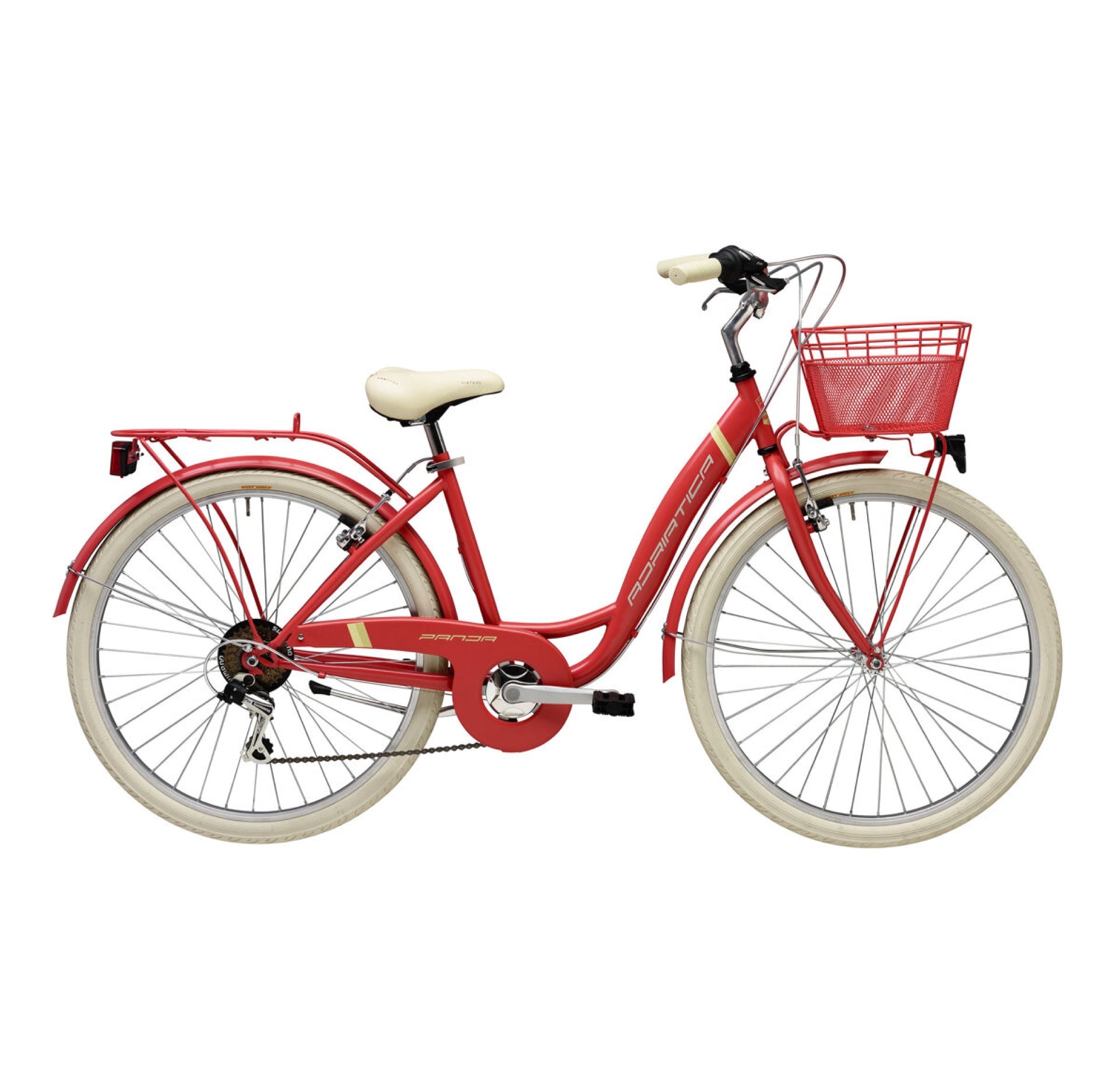 ADRIATICA PANDA 26" LADY women's bike - red - ADRIATICA - Evelostore