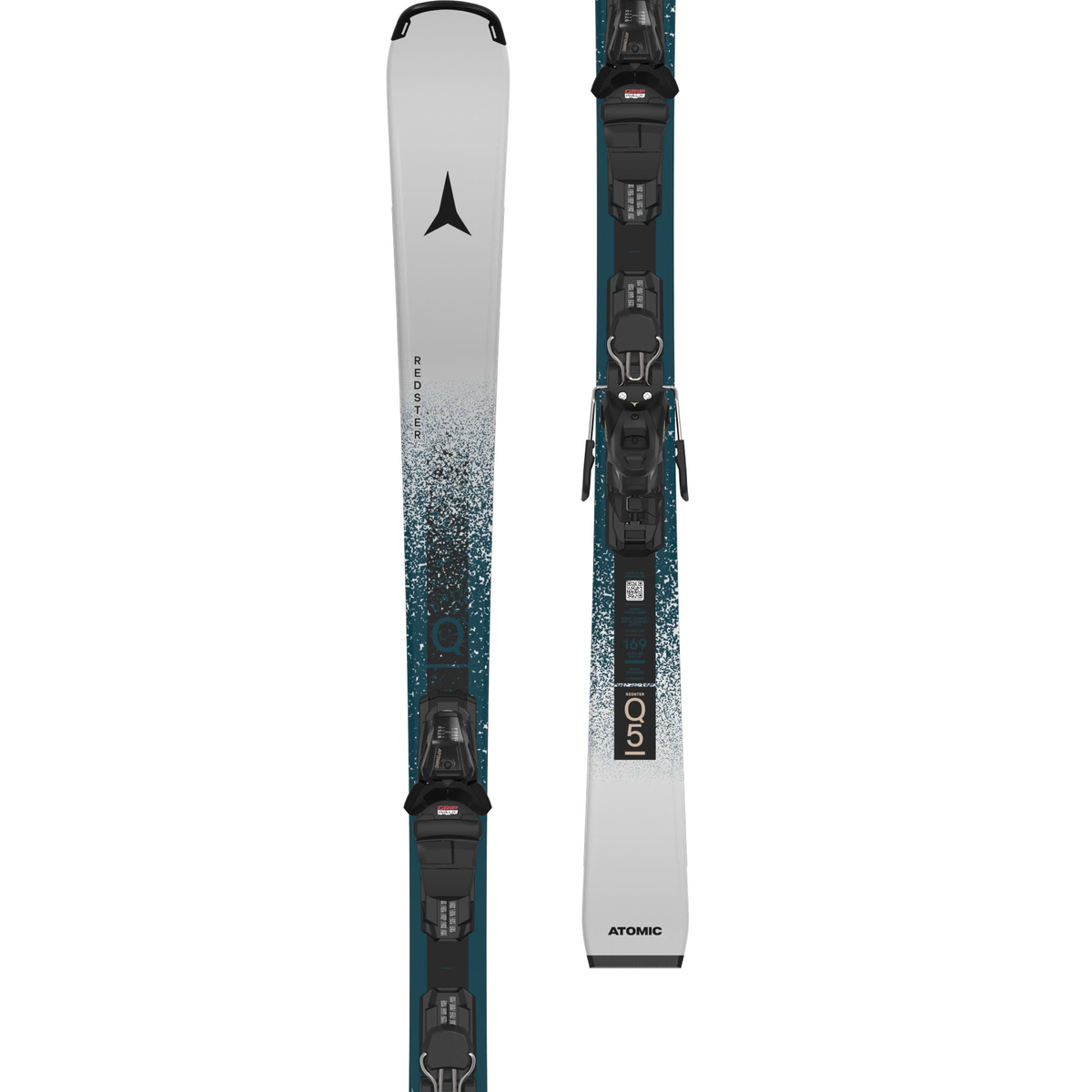 Zestaw nart zjazdowych ATOMIC REDSTER Q5 + M 10 GW - ciemnoszary