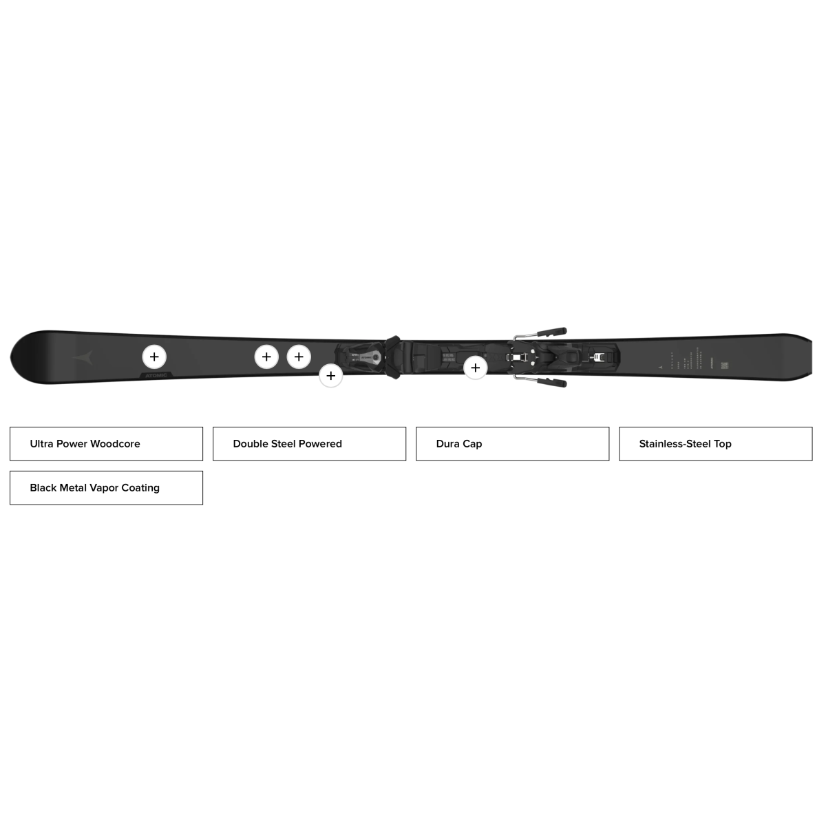 ATOMIC VOLANT 9000 + MI 12 GW kalnų slidės