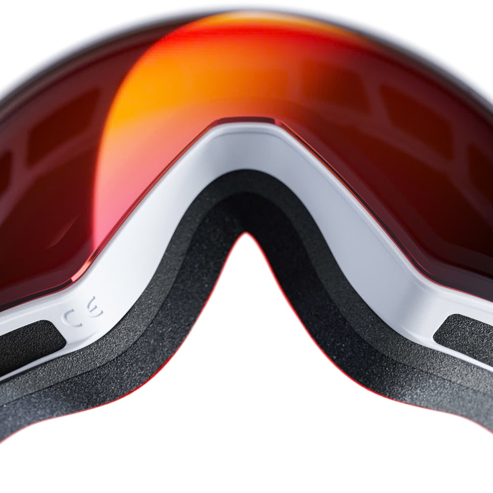 Gogle narciarskie i snowboardowe ATOMIC REDSTER HD – białe / czerwone HD