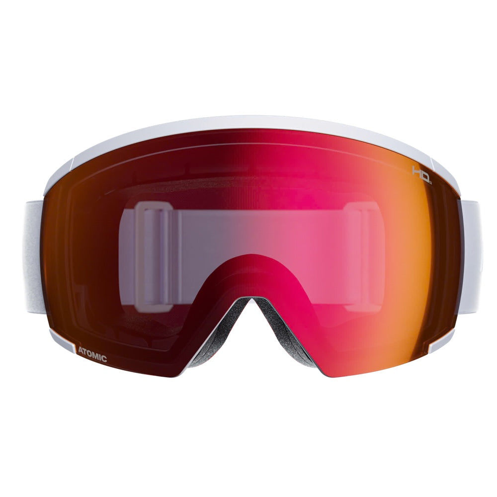 Gogle narciarskie i snowboardowe ATOMIC REDSTER HD – białe / czerwone HD