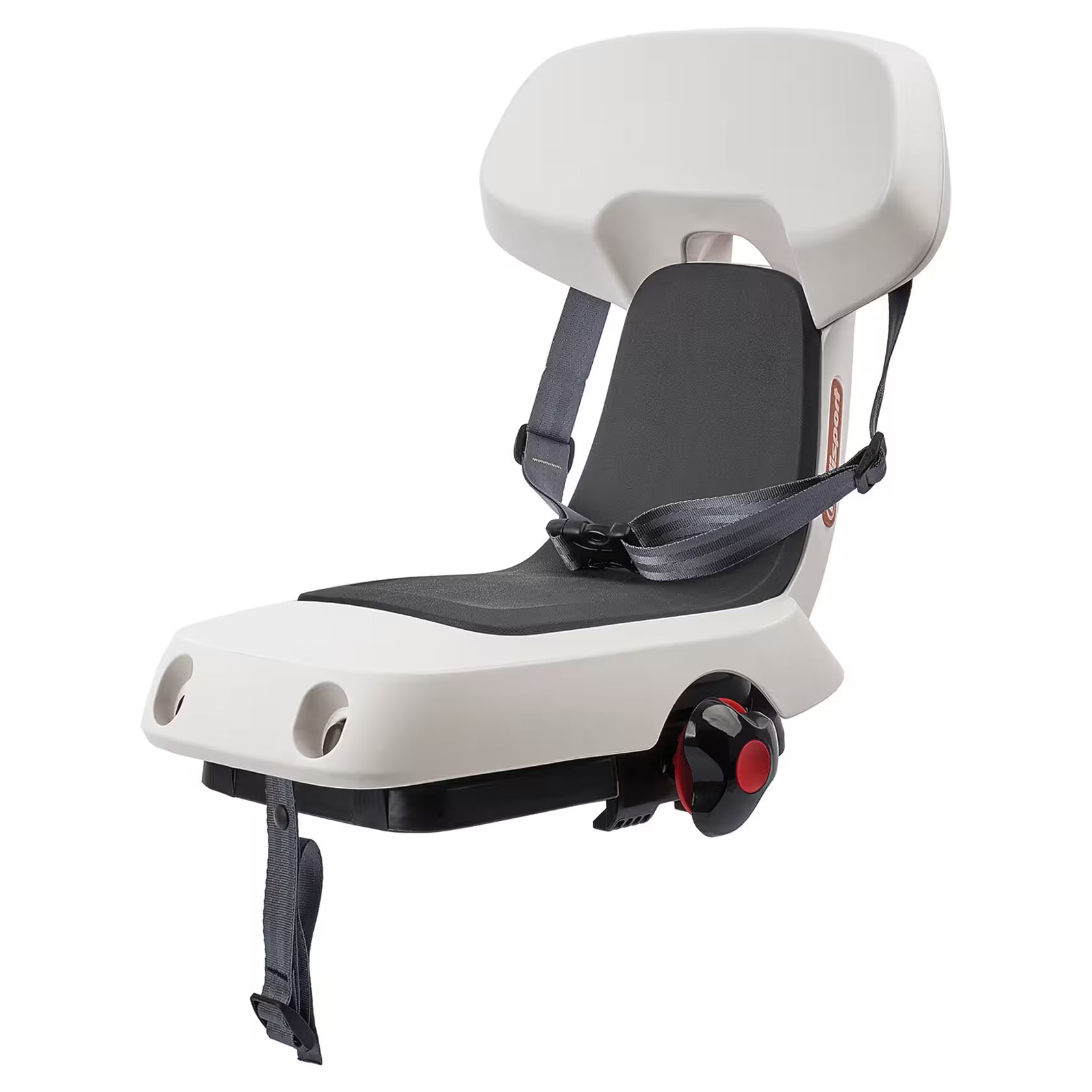 POLISPORT GUPPY JUNIOR Child bike seat for rack - white