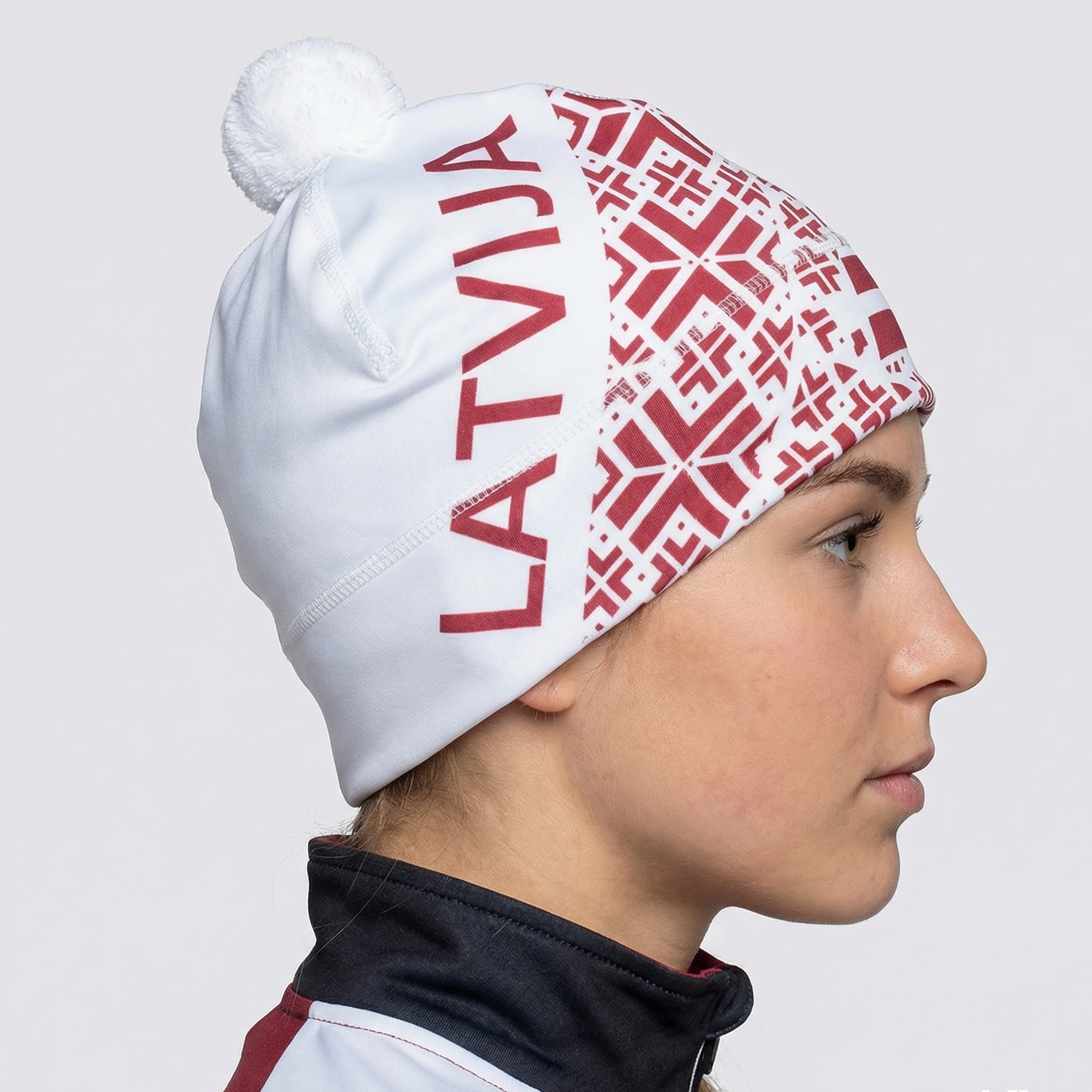 ELEVEN SPORTSWEAR EDDIE Latvia beanie - white