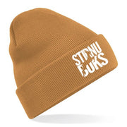 STIRNU BUKS cuff knit beanie – caramel - ELEVEN SPORTSWEAR - Evelostore