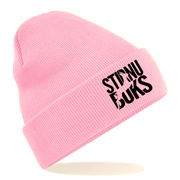 STIRNU BUKS cuff knit beanie – baby pink - ELEVEN SPORTSWEAR - Evelostore