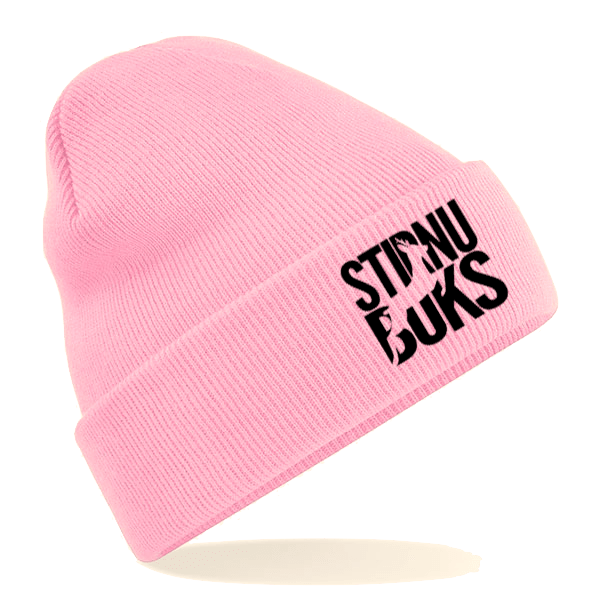 STIRNU BUKS cuff knit beanie – baby pink - ELEVEN SPORTSWEAR - Evelostore