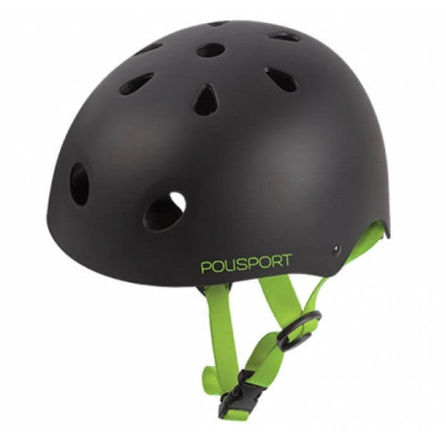 Casco POLISPORT Urban Radical Graffiti - nero/verde