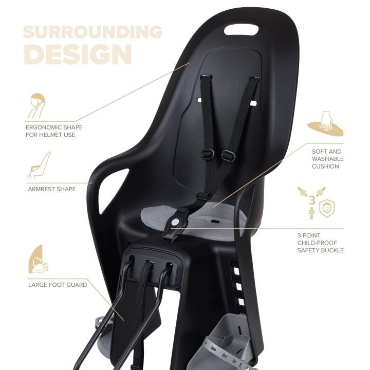 POLISPORT KOARI 29" child seat - yellow/grey - POLISPORT - Evelostore