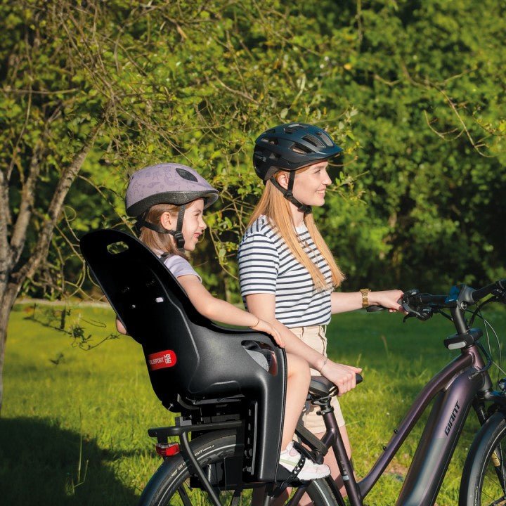 POLISPORT KOARI MIK - HD Child bike seat for MIK - HD Rack - dark grey - POLISPORT - Evelostore