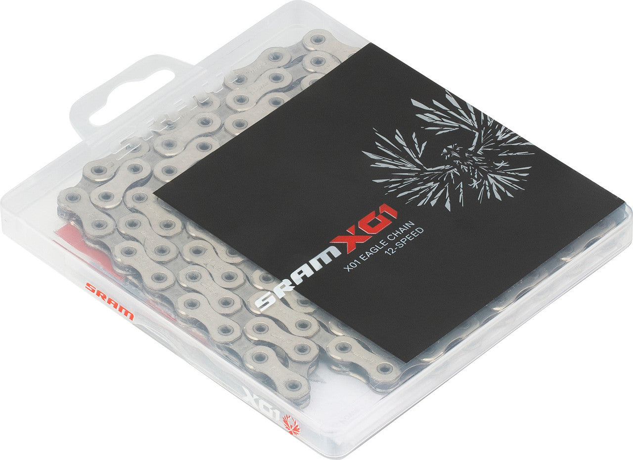 SRAM X01 Eagle Kette 12-Gang – silber mit PowerLock