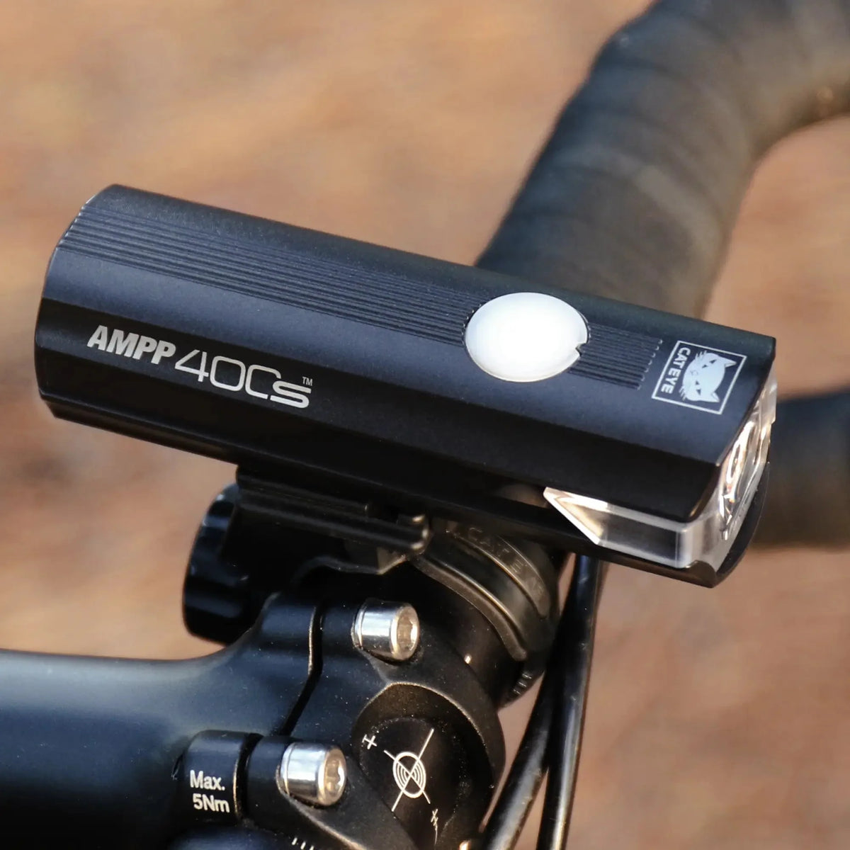 CAT EYE AMPP400S / NANO60 II Bike Light Set - black
