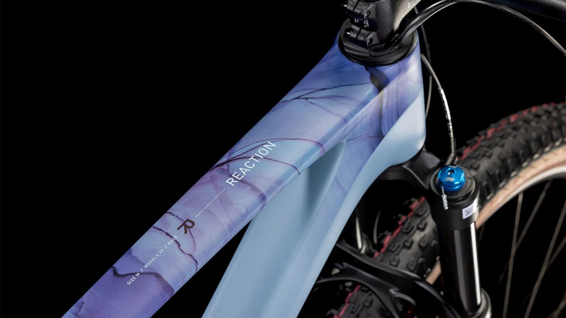 CUBE REACTION C:62 RACE 29 mountain bike - pigeonblue´n´art