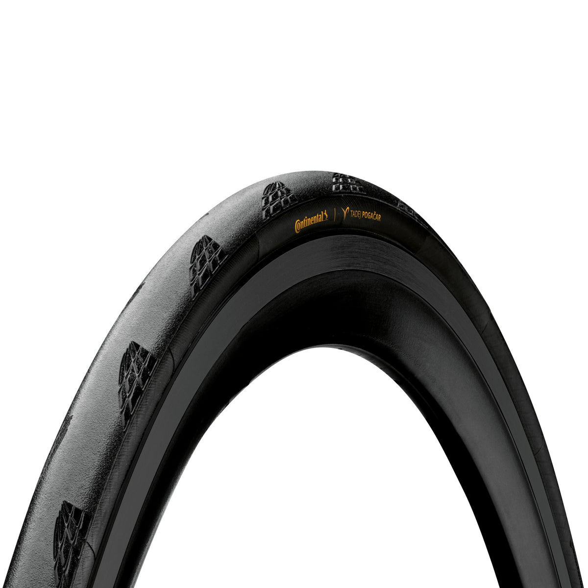 Neumático plegable CONTINENTAL Grand Prix 5000 S TR Pogačar Edición Limitada 700x30C - Negro