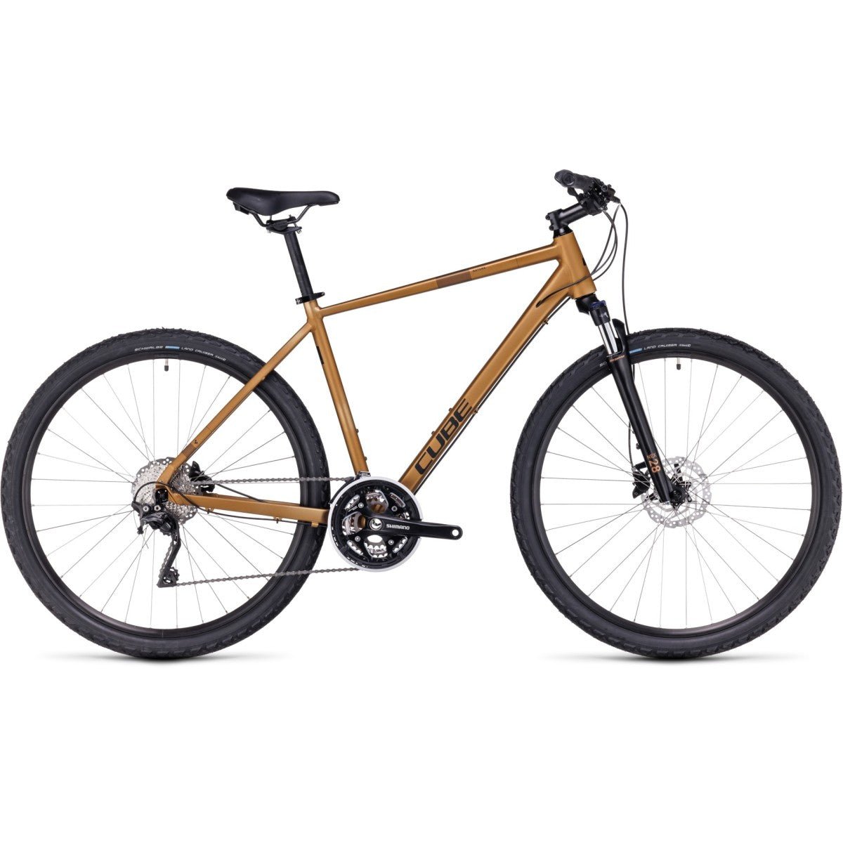 CUBE NATURE PRO 28 crossbike - gold´n´black - CUBE - Evelostore