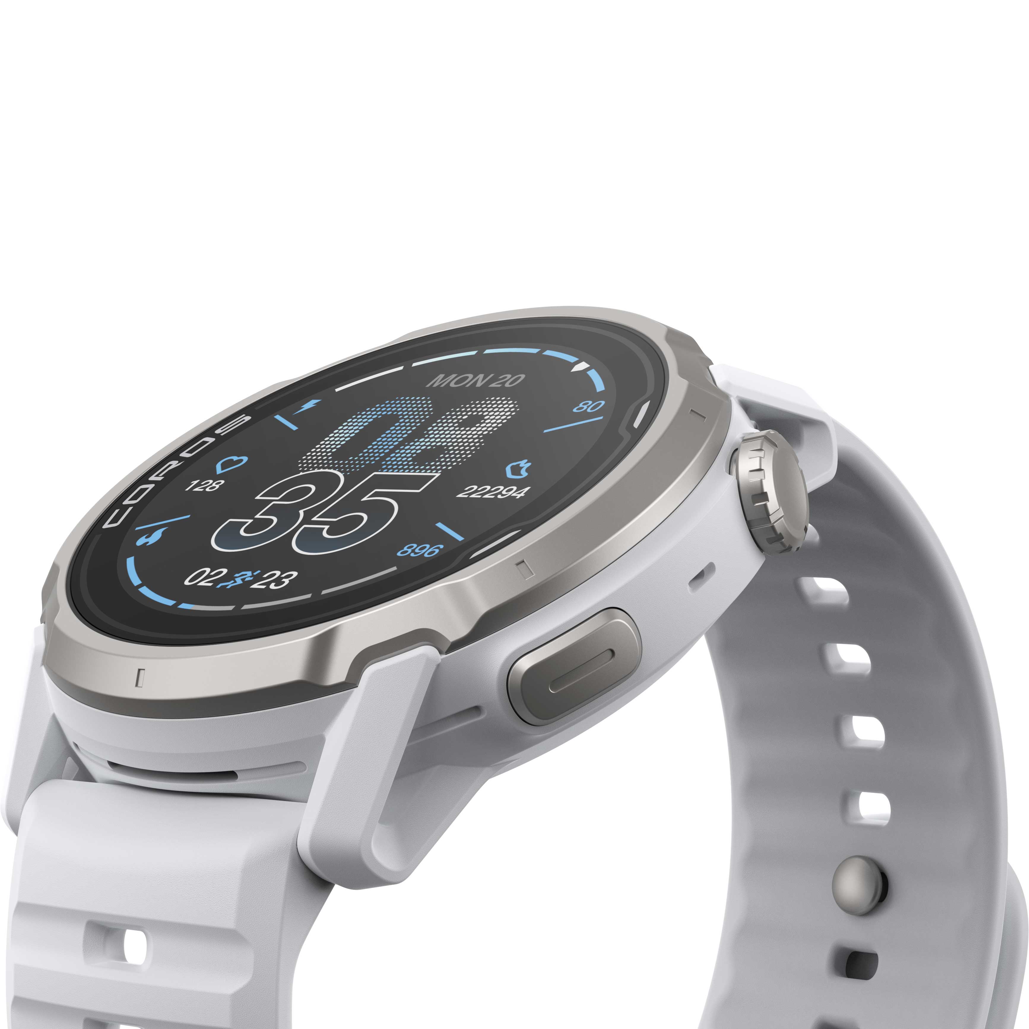 COROS APEX 4 GPS-udendørsur 42 mm – hvid
