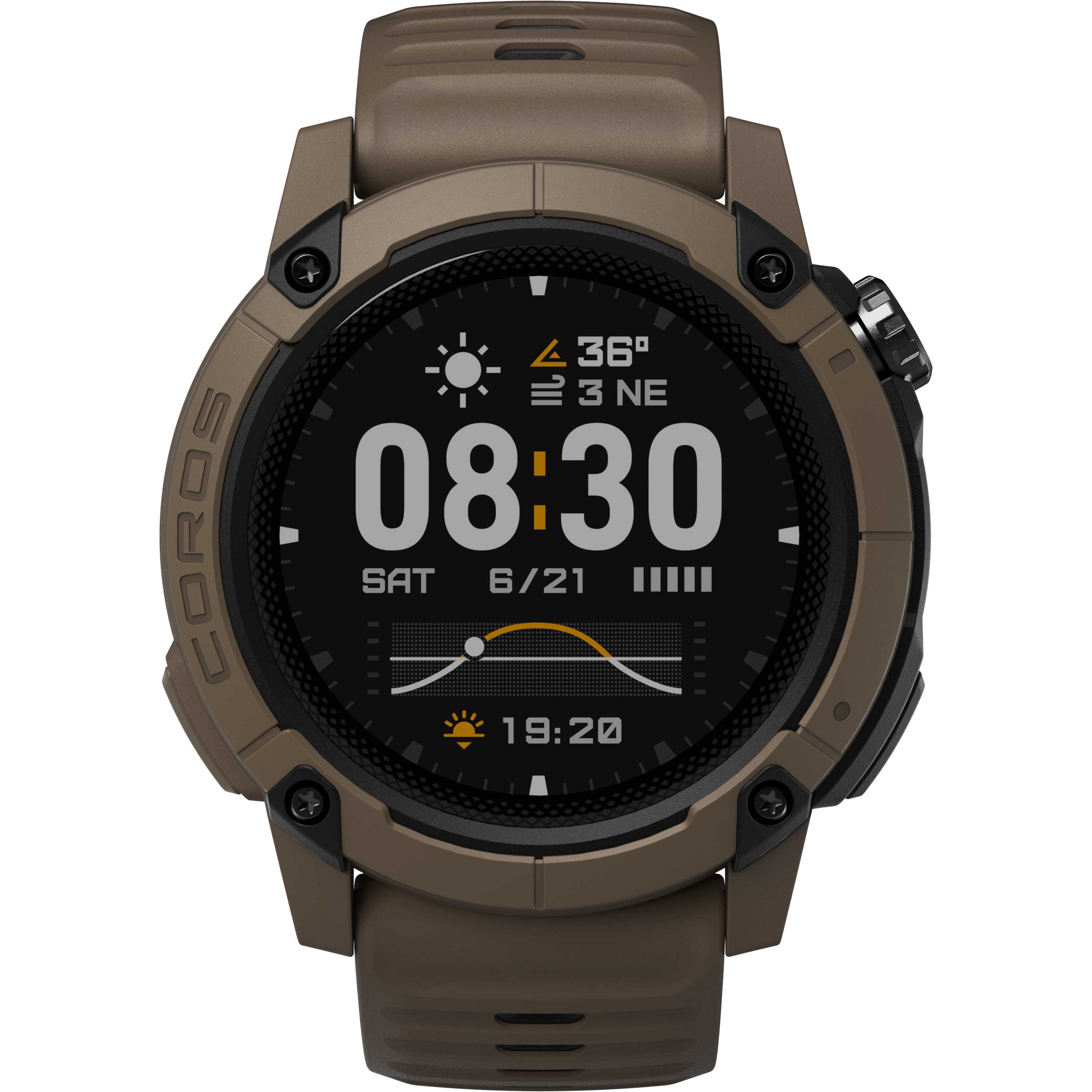 COROS NOMAD GPS-sportsur – brun