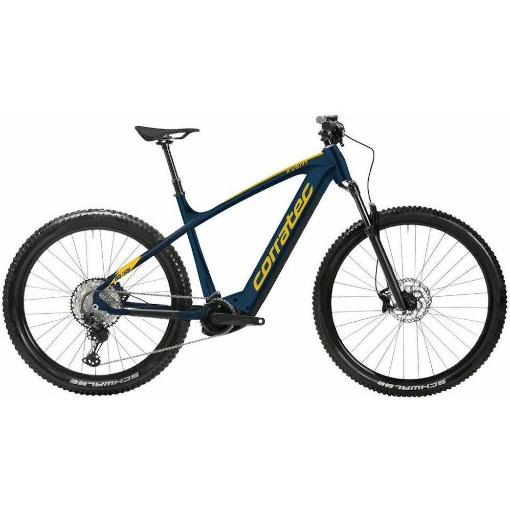 CORRATEC MTB E - POWER X VERT RACE GENT 29 electric bicycle - blue/yellow - CORRATEC - Evelostore