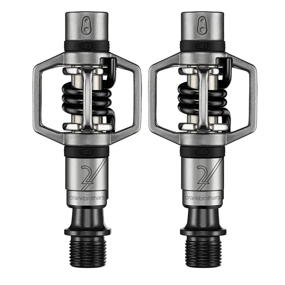 Pedały zatrzaskowe CRANKBROTHERS EGGBEATER 2 - srebrno-czarne