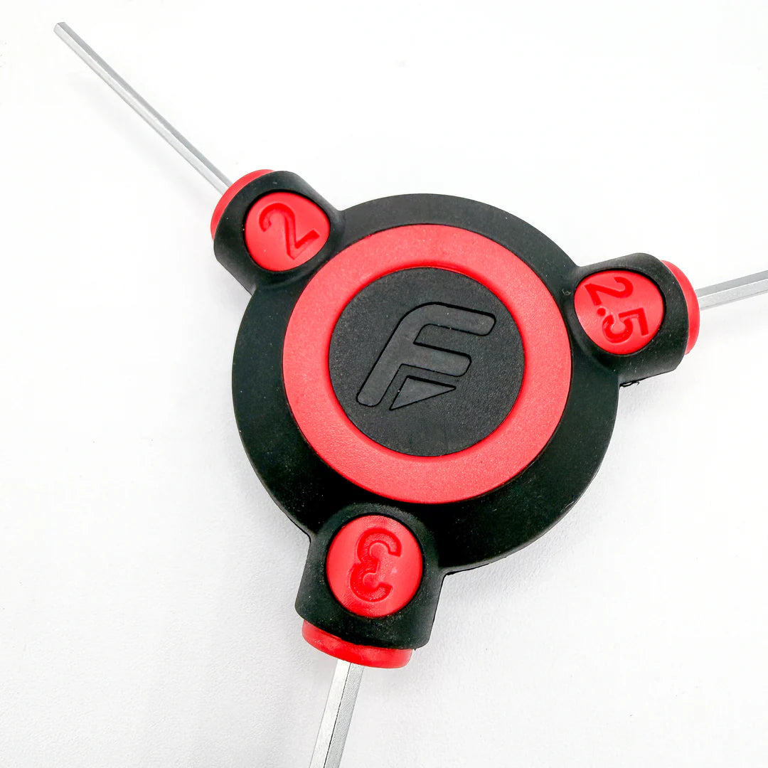 Llave hexagonal de 3 vías FEEDBACK SPORTS (2, 2.5, 3 mm)