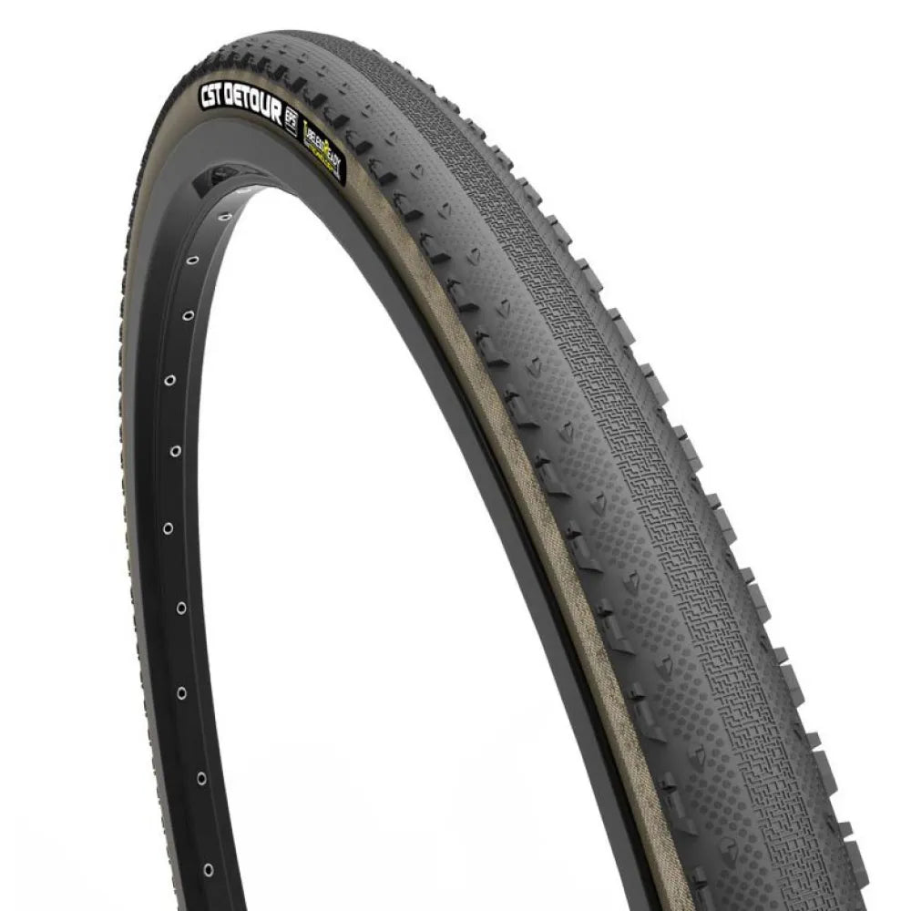CST DETOUR TR C3015 700 X 38C Tubeless tire - Coffee wall - CST - Evelostore