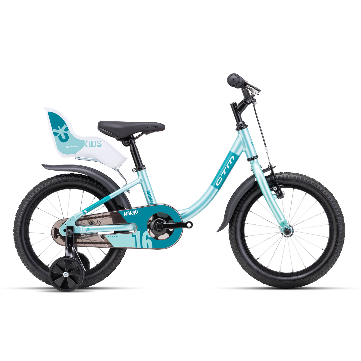 CTM MARRY 16 bērnu velosipēds – zils