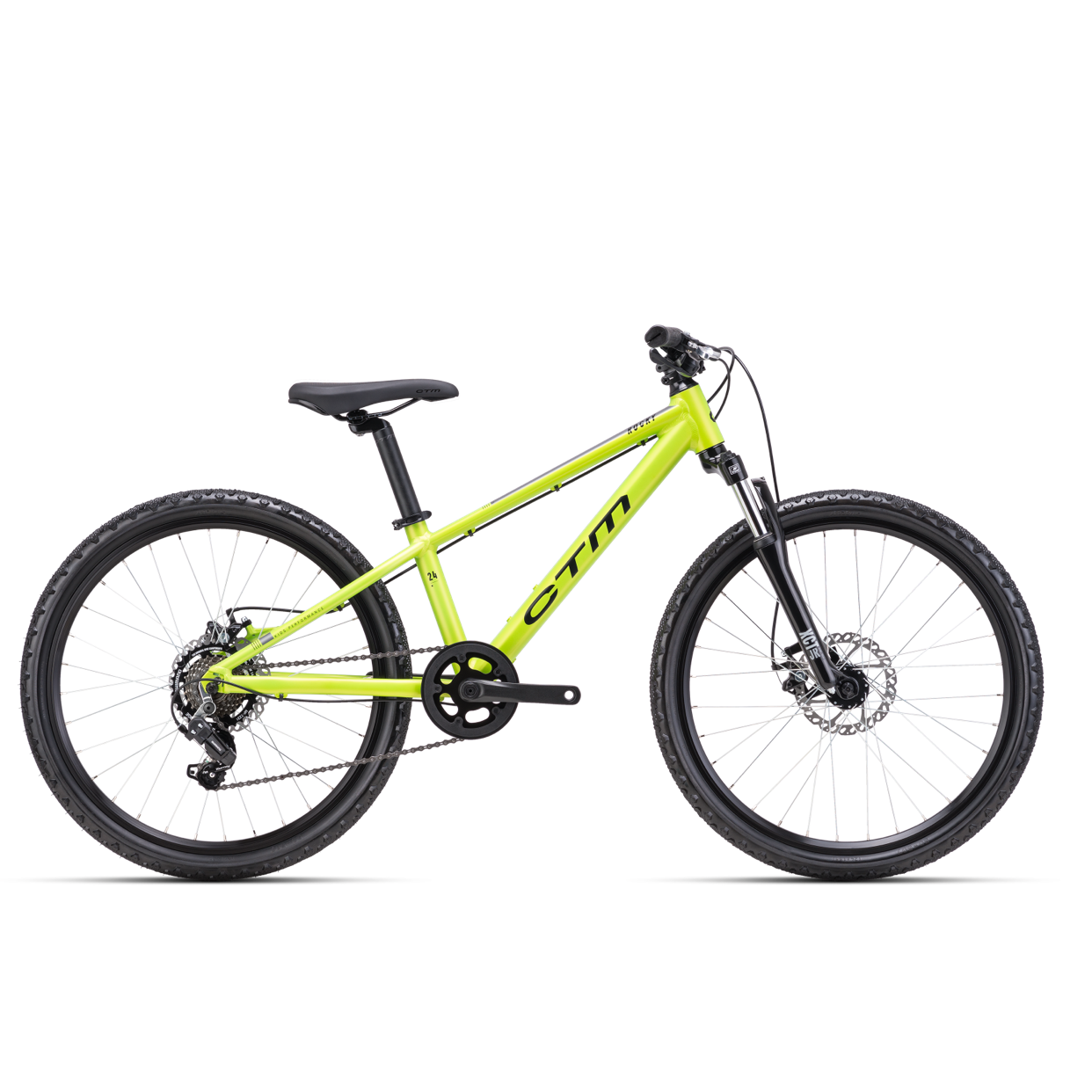 CTM ROCKY 3.0 24 bērnu velosipēds – fluo