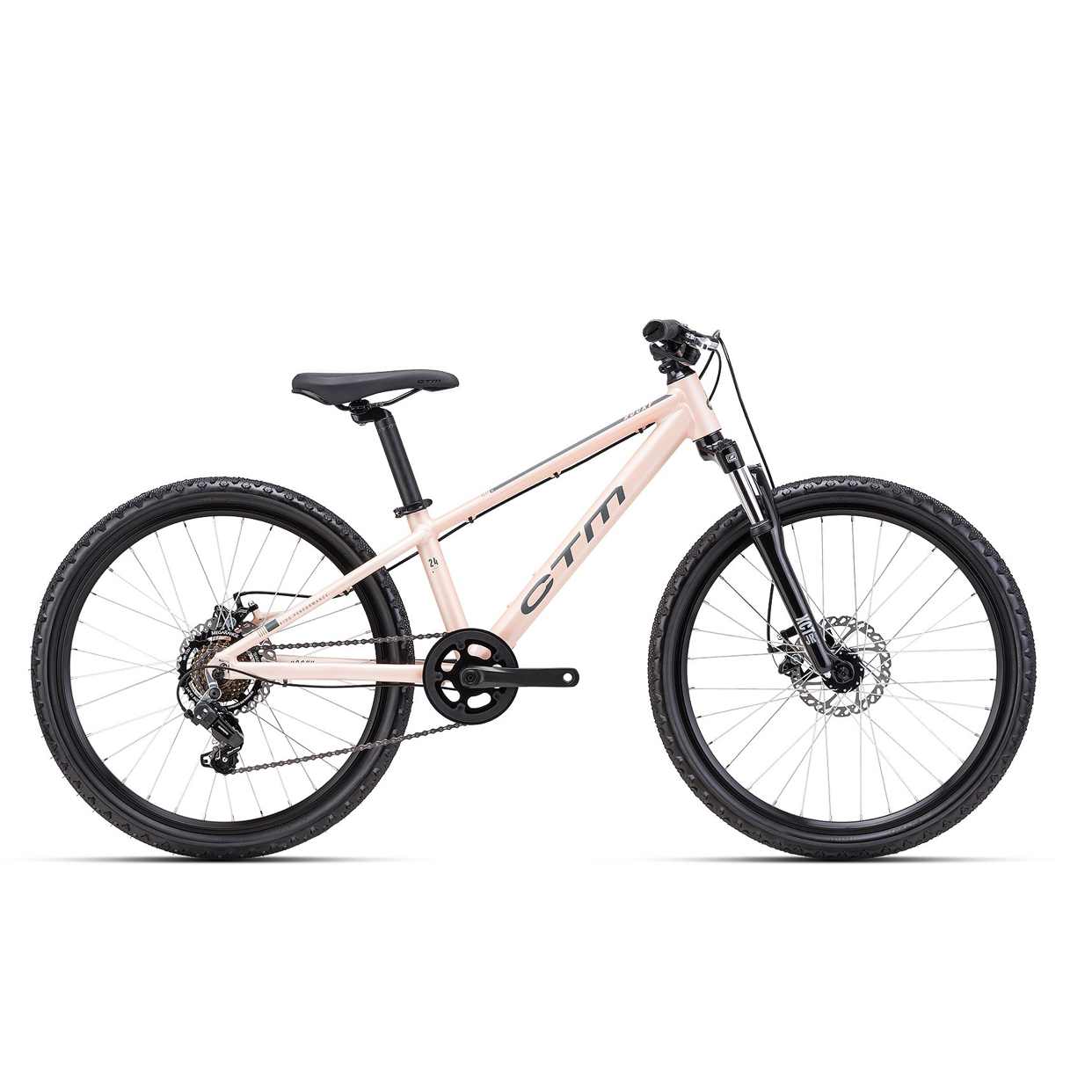 CTM ROCKY 3.0 24 bērnu velosipēds – rozā