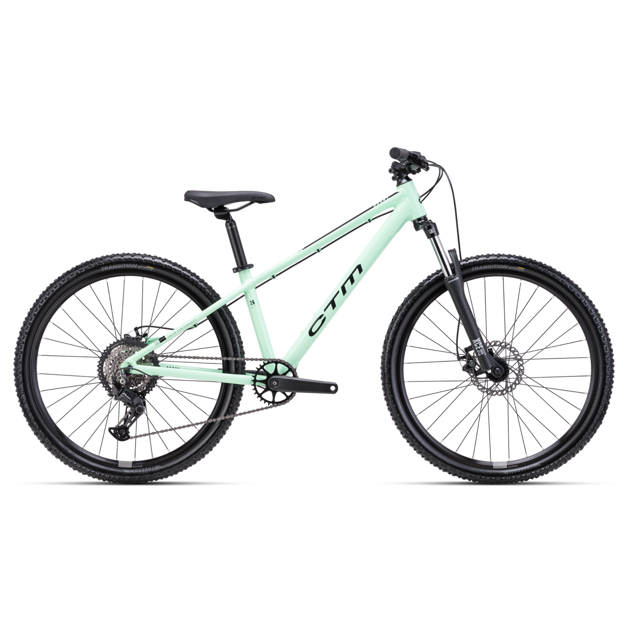 CTM ROCKY JUMP 26" velosipēds - pasteļu zaļš