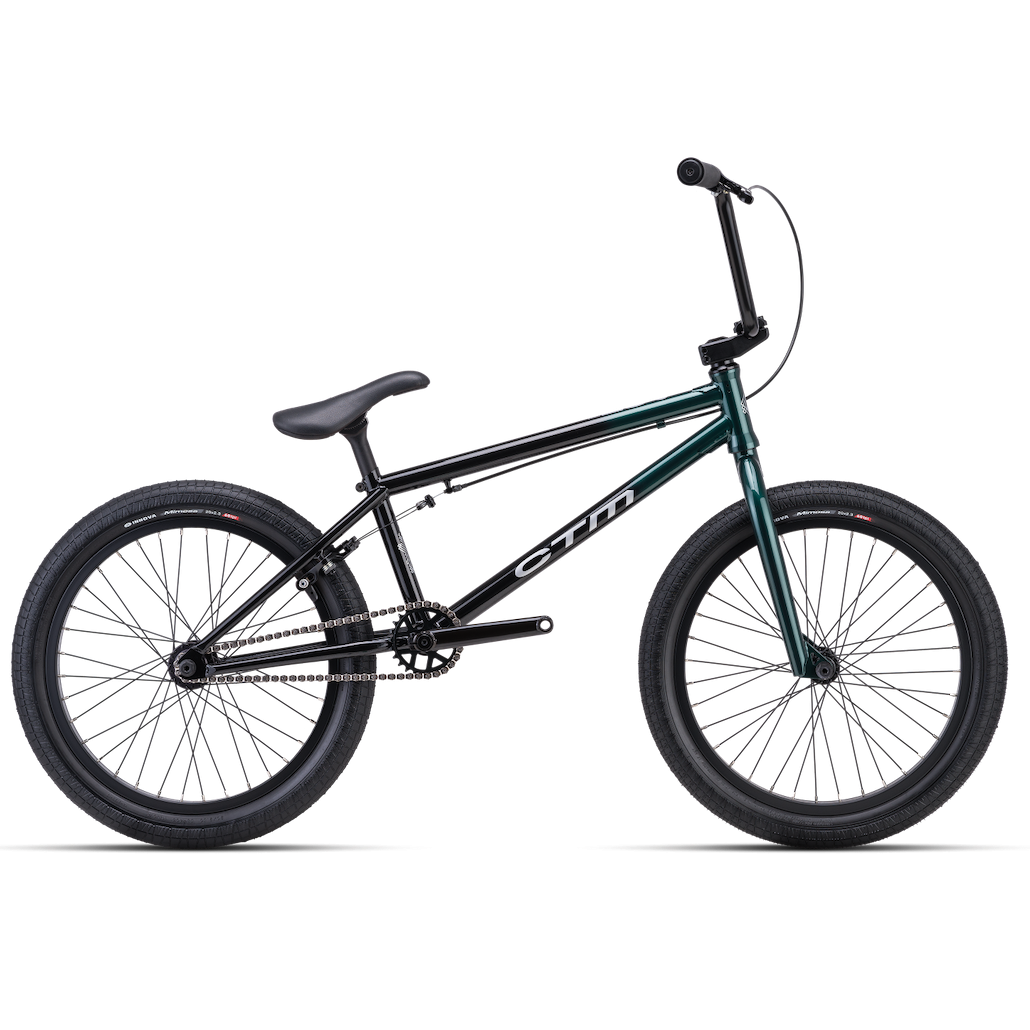 CTM POP CRMO BMX 20" velosipēds - melns/zaļš