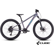 CUBE ACID 240 DISC children bicycle - galactic/cyan - CUBE - Evelostore
