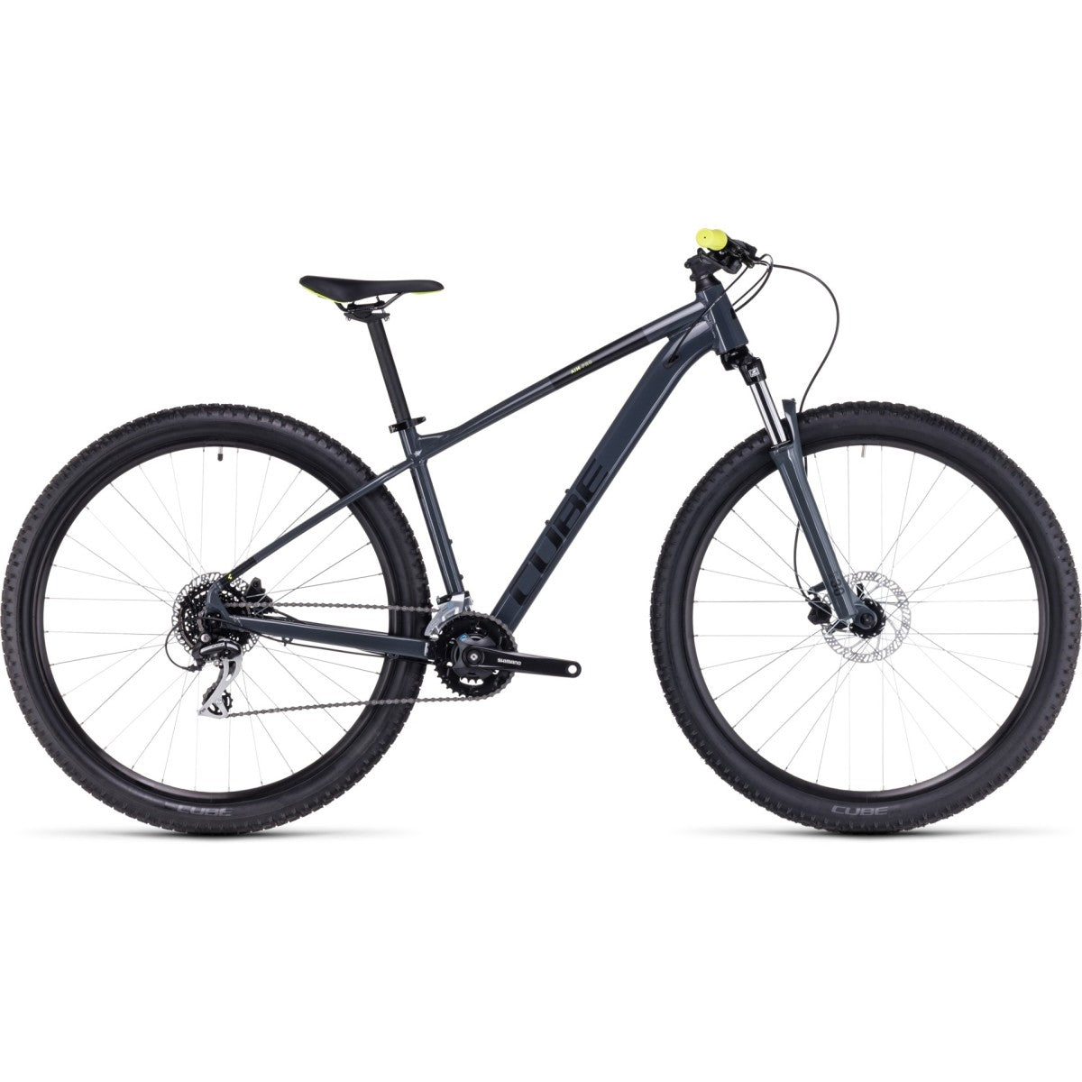 CUBE AIM PRO 29 mountain bike - grey´n´flashyellow - CUBE - Evelostore