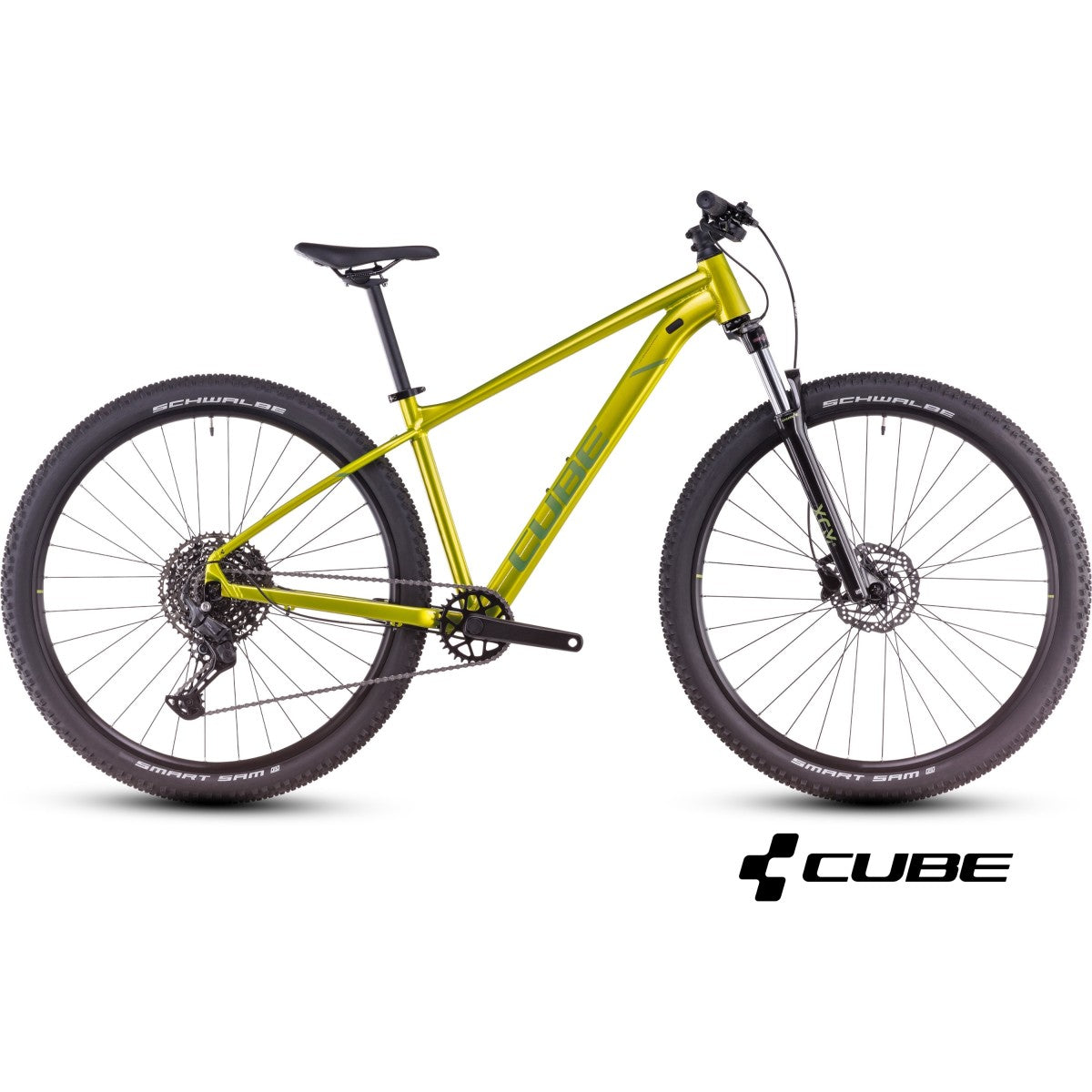 CUBE AIM SLX 29 mountain bike - flashlime´n´juniper