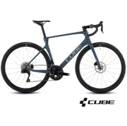 CUBE AGREE C:62 ONE kolfibervägcykel - stormgrå