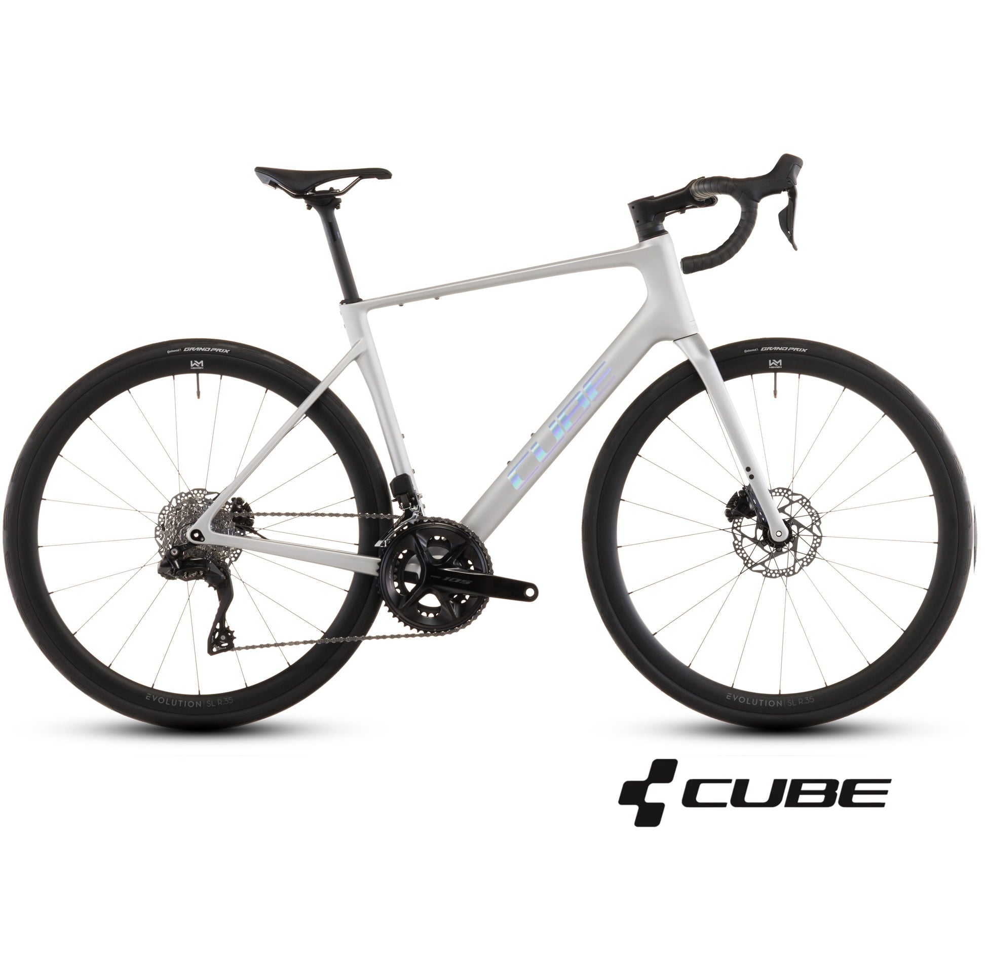 CUBE ATTAIN C:62 SLX sleekgrey´n´prism road bike