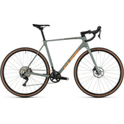 CUBE CROSS RACE C:62 PRO carbon cyclocross bike - swampgrey/orange - CUBE - Evelostore