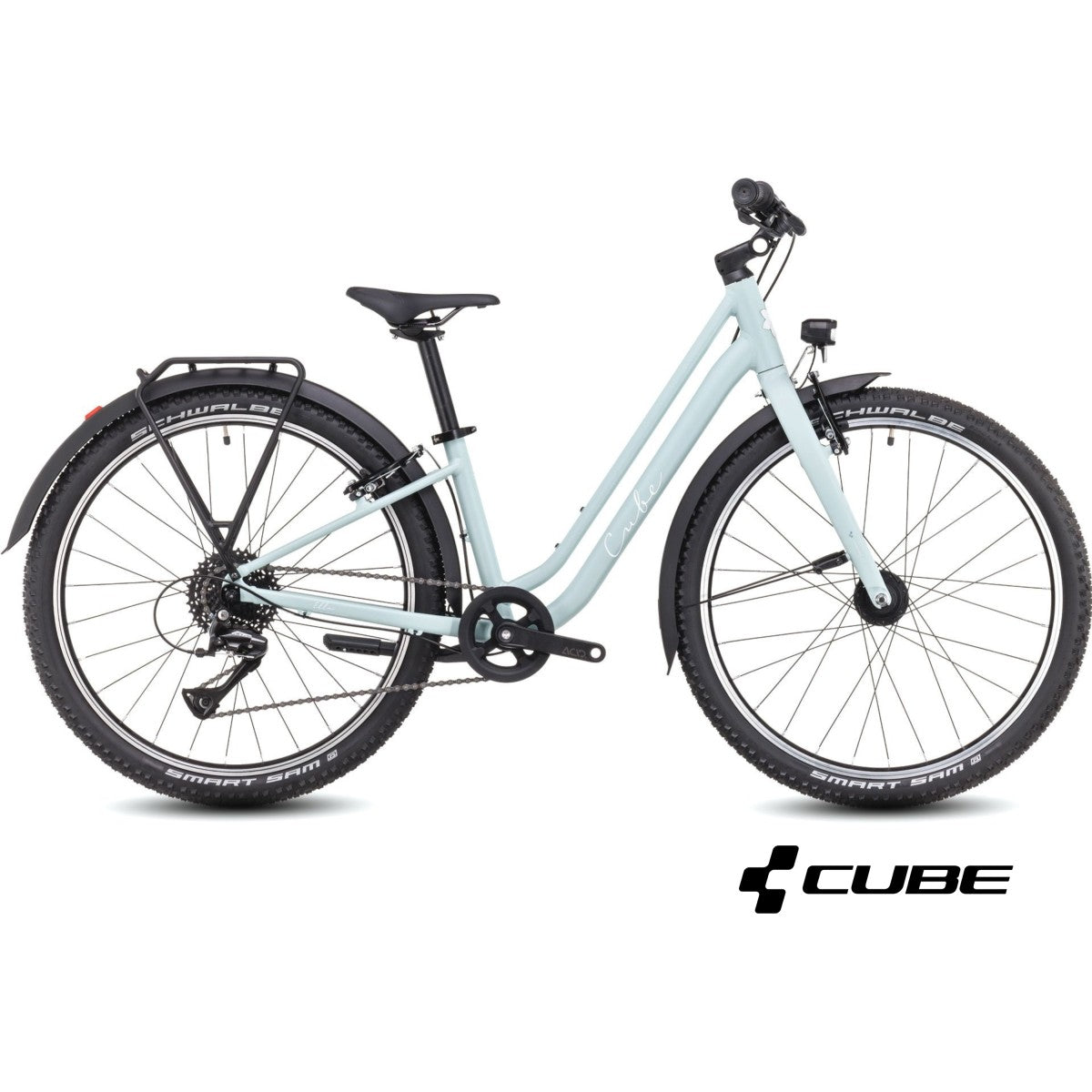 CUBE ELLA 240 children bicycle - aloegreen´n´white - CUBE - Evelostore