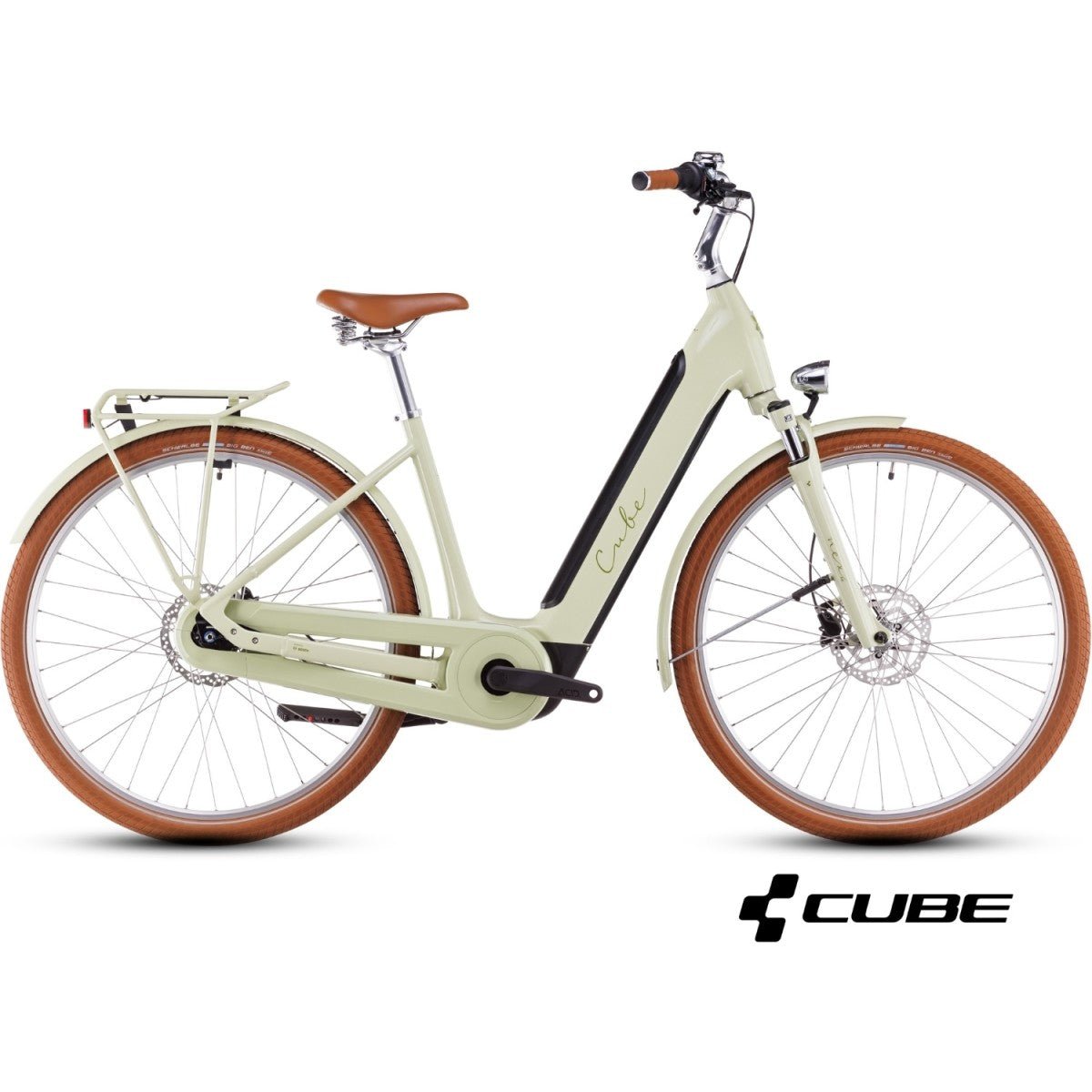 CUBE ELLA HYBRID 500 28 electric bike - matchagreen´n´green - CUBE - Evelostore