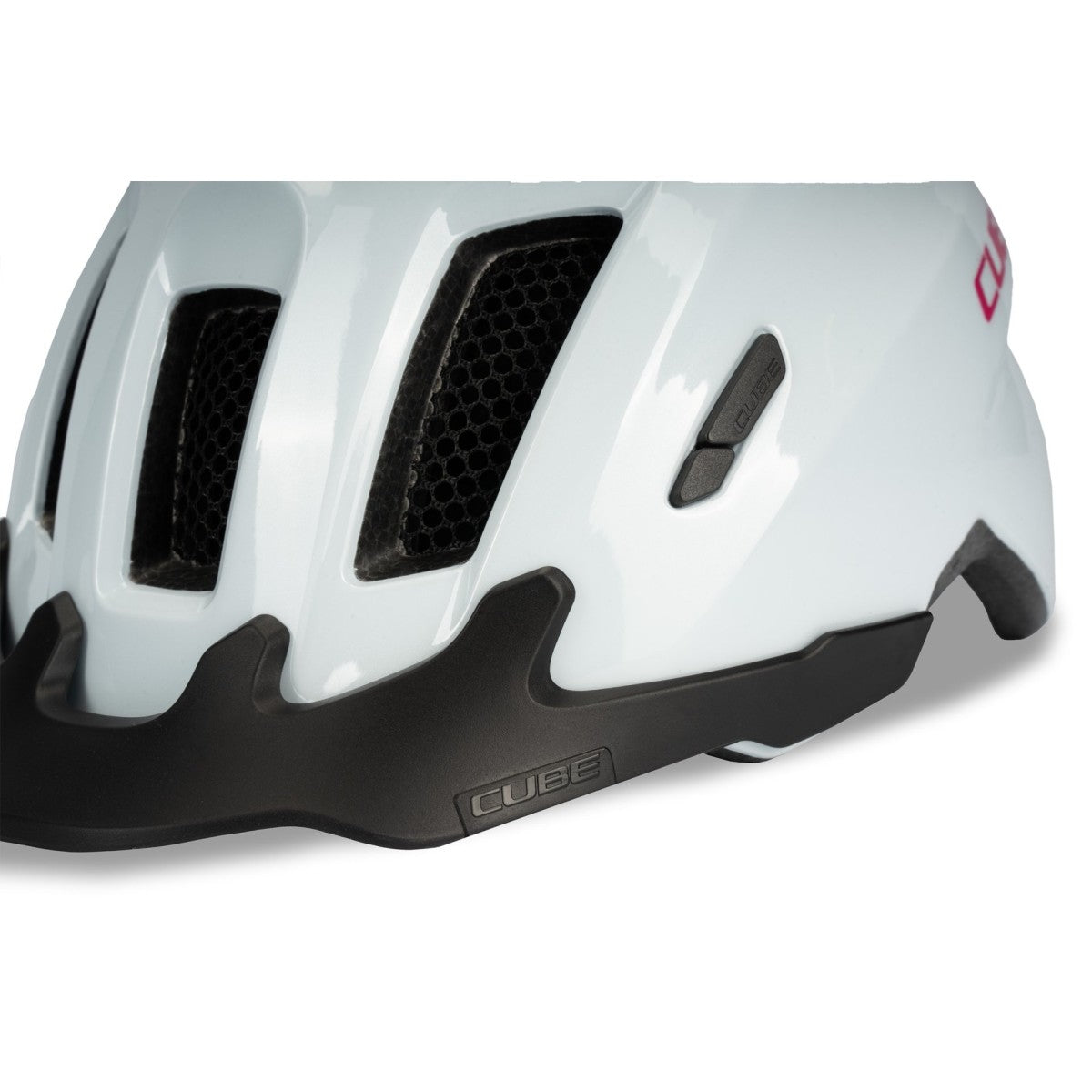 CUBE FINK Kinderhelm - weiß