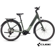 CUBE KATHMANDU HYBRID C:62 SLX 400X sähköpyörä - stellar n origano green