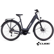 CUBE TOURING HYBRID ONE 625 28 elektro velosipēds - grey´n´white