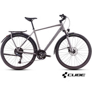CUBE KATHMANDU EXC 28 trekking bike - grey´n´black - CUBE - Evelostore