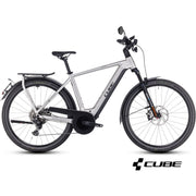 CUBE KATHMANDU HYBRID 45 750 28 electric bike - grey´n´reflex - CUBE - Evelostore