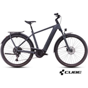 CUBE KATHMANDU HYBRID ONE 800 28 electric bike - shadowgrey´n´black - CUBE - Evelostore