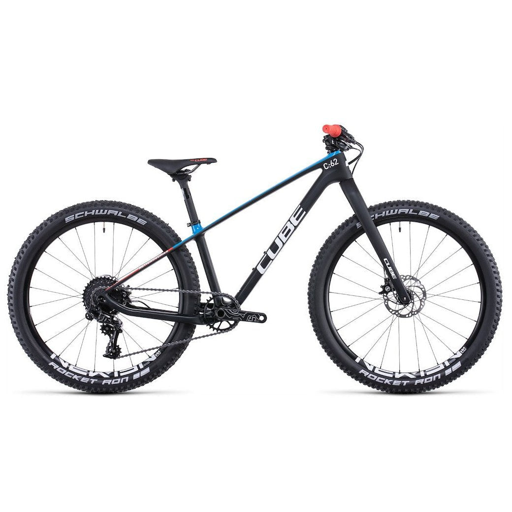 CUBE ELITE 240 C:62 SL kids bicycle - carbon/blue/red - CUBE - Evelostore